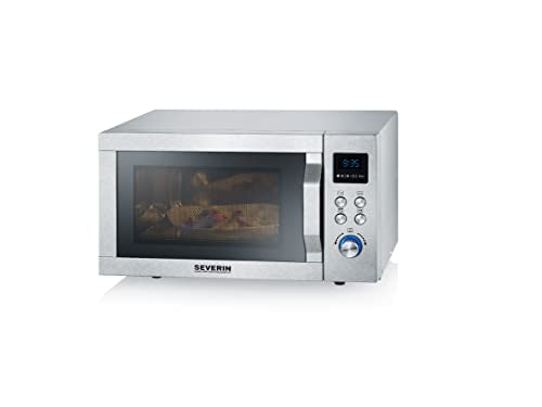 Severin Microwave with Grill MW 7751, Brushed Stainless Steel/Silver