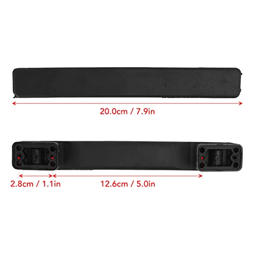 Plastic Luggage Pull Handle, 20cm Black Flexible Spare Strap Handle, Suitcase Handle Replacement Luggage Case Handle Grip for Suitcase Box Luggage Case