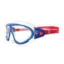 Speedo Kid's Rift Swimming Goggles, Red/Blue/Clear, One Size