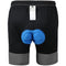 Men's Mountain Bike Shorts 3D Padded Bicycle MTB Shorts Loose-fit Lightweight MTB Cycling Shorts, Black, X-Large