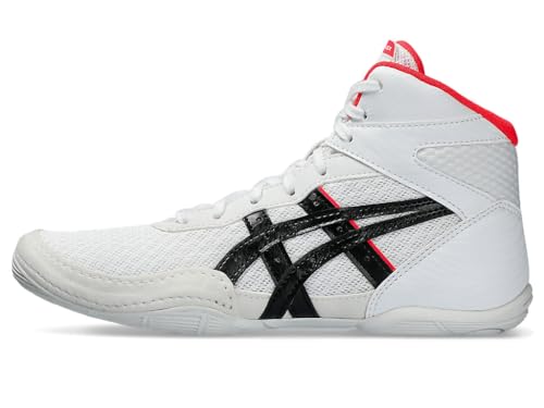 ASICS Kid's Matflex 7 Grade School Wrestling Shoes, White/Diva Pink, 3 Big Kid