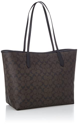 Coach 5696 Signature Tote Bag, Im/BrownBlack, Free Size