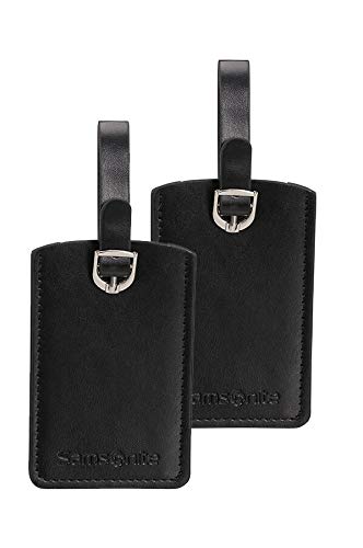 Samsonite Global Travel Accessories Rectangle Luggage Tag, 10.2 cm, Black