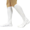 Meister Graduated 20-25mmHg Compression Running Socks for Shin Splints (Pair) - White - Large