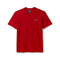 Lacoste Men's Basic Crew Neck Sport Tee, Red, Large