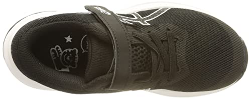 ASICS Unisex Children's Gt-1000 11 PS Trainers, Black White, 10 US