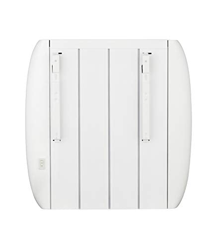 MYLEK Panel Heater Radiator 1000W Electric with Programmable Digital Timer - Aluminium Wall Mounted Freestanding Slim White, Bathroom IP24 Splashproof, LOT 20 Eco Design Energy Efficient (1KW)