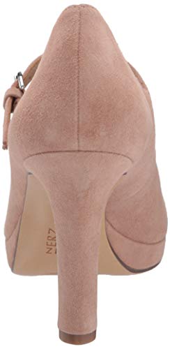 Naturalizer Women's Talissa Mary Janes Pump, Crème Brulee Beige Suede, 11 Narrow