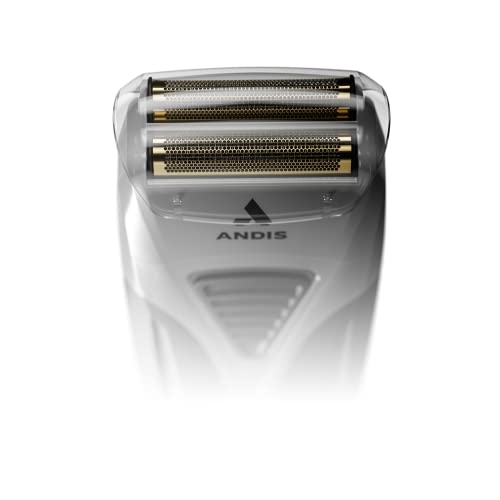 Andis TS-2 17255 Pro Foil Lithium Titanium Foil Shaver, Cord/Cordless, Smooth Shaving Cordless Shaver with Charger, Black