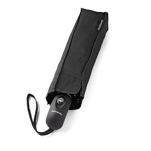 Samsonite Windguard Auto Open/Close Umbrella, Black, One Size, Black, One Size, Windguard Auto Open/Close Umbrella