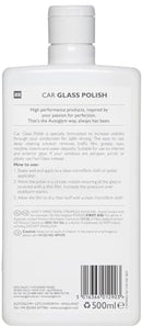 Autoglym Car Glass Polish, 500ml - Windscreen and Car Window Cleaner, Deep Cleaning Cream for Crystal Clear Vision Inside and Out