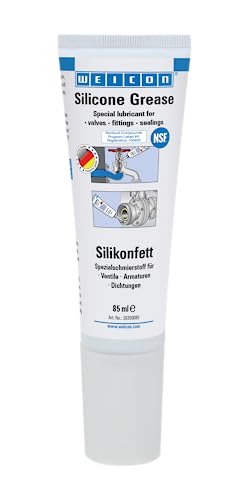 WEICON Silicone Grease | 85 g | Lubricant for valves, Fittings and Seals