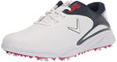 Callaway Men's Coronado V3 Golf Shoe, White/Blue/Red, 12