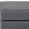Simpli Home Kingsley Large Storage Ottoman Bench, Stone Grey