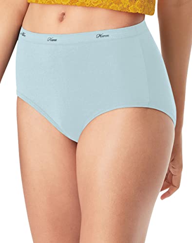 Hanes Women's Cotton Brief Underwear, 10-Pack, Assorted-10 Pack, 9