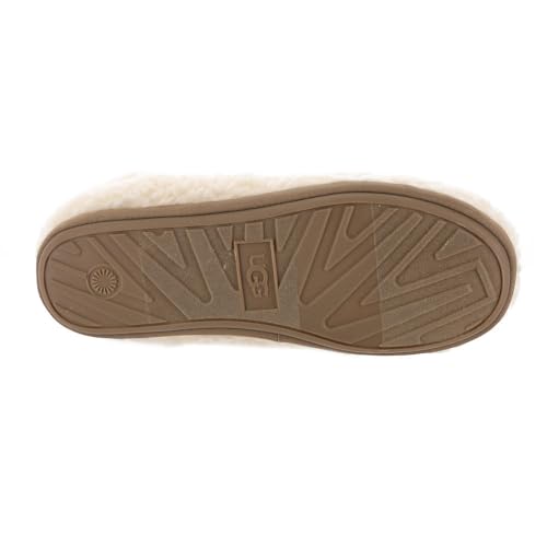 UGG Women's Plushy Slipper, Natural Chestnut, 9 US