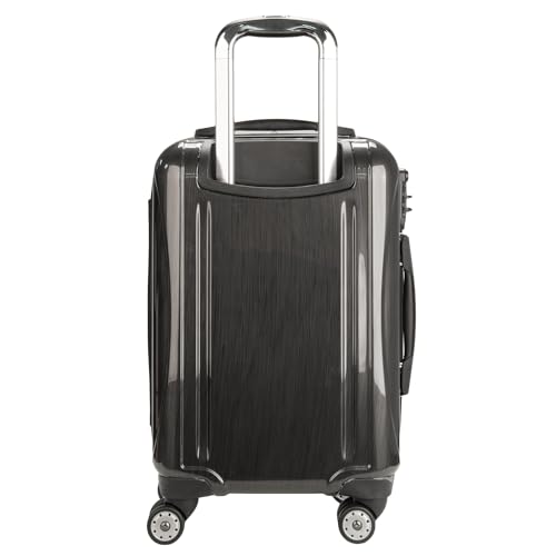 DELSEY Paris Helium Aero Hardside Expandable Luggage with Spinner Wheels, Brushed Charcoal, Carry-On 19 Inch, Helium Aero Hardside Expandable Luggage with Spinner Wheels