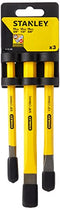 Stanley 4-18-298 Cold Chisel Set, 3 Pieces, Yellow/Black