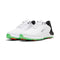 PUMA GOLF Men's Phantomcat Nitro Sneaker, Puma White-puma Black-fluro Green Pes, 15