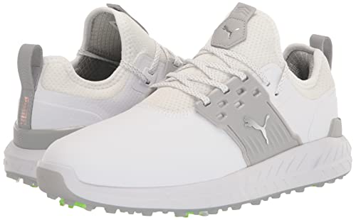 PUMA Men's Ignite Articulate, Puma White/Puma Silver/High-Rise, 13 Wide