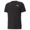 PUMA Men's Essential Small Logo Tee, Black/Cat, L