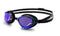 JEORGE Swimming goggles, competition wide vision mirror coating lens anti-fog UV protect goggles (Black)