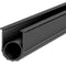 VEVOR Garage Door Seals Bottom Rubber, U Shape +O Ring Combination Garage Door Bottom Weather Seal, 20ft Weatherproofing Garage Door Seal, 5/16 inch T-Ends and 3 3/4 inch Width, for Doors, Black