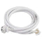 Alvinlite Water Inlet Hose Washing Machine Water Inlet Hose Washer Pipe Tube Connector White Color Long Length(3m)