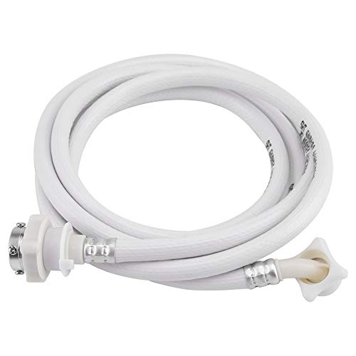 Alvinlite Water Inlet Hose Washing Machine Water Inlet Hose Washer Pipe Tube Connector White Color Long Length(3m)