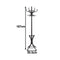 Coat Rack Stand Wooden Hat Clothes Umbrella Standing 12 Hooks Hanger Walnut Tree Walnut Brown