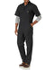 Dickies Men's Short Sleeve Coverall, Black, Large Regular