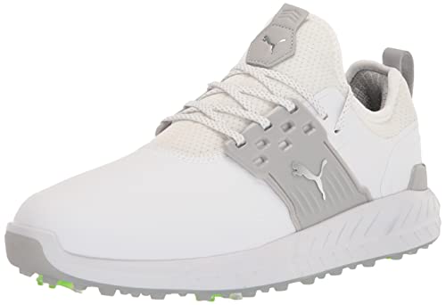 PUMA Men's Ignite Articulate, Puma White/Puma Silver/High-Rise, 13 Wide