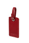 Samsonite Global Travel Accessories Rectangle Luggage Tag, 10.2 cm, Red, Red, 10 Centimeters, Single