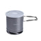 Fire-Maple 1L Hard Anodized Aluminum Pot | Outdoor Camping Backpacking Hiking Picnic Pot | Camping Cookware Pot with Heat Exchanger | Perfect Size for Solo Backpacker