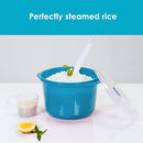 Decor Rice Cooker with Rice Paddle and Measuring Cup, Teal, 2.75 Litre Capacity