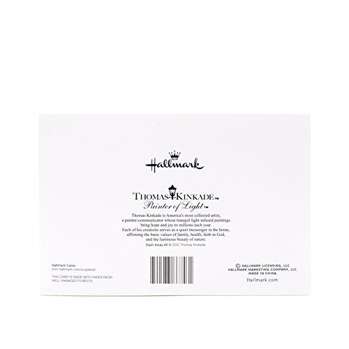 Hallmark Christmas Boxed Cards (Thomas Kinkade Santa. 16 Cards and 17 Envelopes)