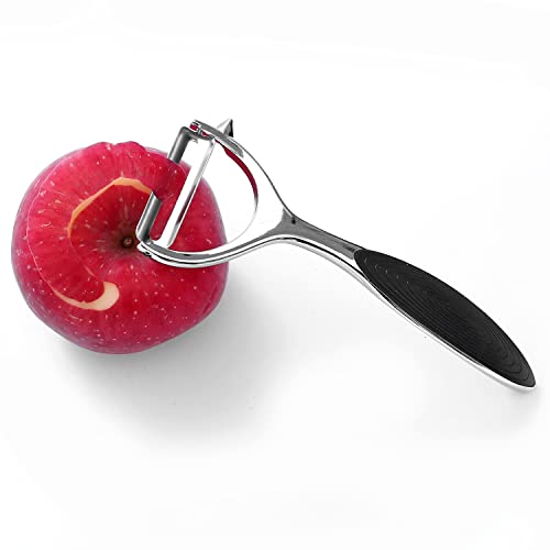 WANBY Peeler Set Stainless Swivel Fruit Vegetable Peelers Set with Ergonomic Non-Slip Handle and Sharp Blade for Fruit Vegetable Potato Carrot Cucumber Apple Cheese Ginger Chocolate