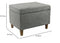 HomePop 24" Storage Ottoman, Gray (K7732-F2281-V), Large