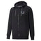 PUMA Mens Bmw Mms Motorsport Hooded Sweat Jacket Coats Jackets Outerwear Casual Comfort Technology - Black - Size L
