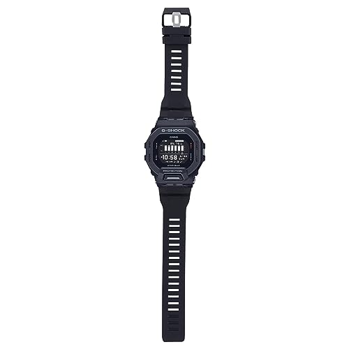 G-SHOCK GBD200-1D Mens Black Digital Watch with Black Band