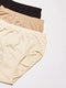 Bali Women's 3 Pack Comfort Revolution Brief Panty, Light Beige/Nude/Black, 8/9