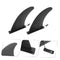 BESPORTBLE 2pcs Surfboard Fin Single Tab Fin Longboard Center Fin Paddleboard Accessories Surfboard Paddleboard Longboard Fin Stand up Paddle Board Fin Paddle Fin Marine Tail Plastic