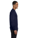 Hanes Men's 4 Pack Long Sleeve ComfortSoft T-Shirt, Navy, X-Large