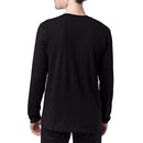 Hanes Men's Long Sleeve Nano Cotton Premium T-Shirt (Pack of 2), Black, Medium