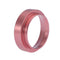 Espresso Dosing Funnel Aluminum Coffee Dosing Ring Replacement-for 58mm Portafilters (Rose Red)