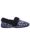 Skechers Women's Too Cozy-Movie Night Slipper, Navy Multi, 9