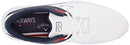 Callaway Men's Coronado V3 Golf Shoe, White/Blue/Red, 12