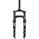 Gaderth Bike Suspension Fork, 20 inch Fat Bike Straight Front Fork, 4.0" Tire 135mm Air Double Shoulder Bicycle Front Fork, Snow Beach Shock Absorber Mountain Bike MTB Fork 20 inches