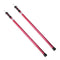 TRIWONDER Adjustable Tarp Poles Set of 2 Telescoping Aluminum Rods for Tent Fly and Tarps, Lightweight Replacement Tent Poles Awning Poles for Camping, Backpacking, Hiking, Shelters (Red)