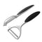 WANBY Peeler Set Stainless Swivel Fruit Vegetable Peelers Set with Ergonomic Non-Slip Handle and Sharp Blade for Fruit Vegetable Potato Carrot Cucumber Apple Cheese Ginger Chocolate